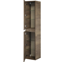 Hochschrank Sanox Frozen Frontfarbe tabacco BxHxT 35 x 170 x 35 cm