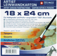 Artist Leinwandkarton 18 x 24 Zentimeter für Hobby und Profi Maler