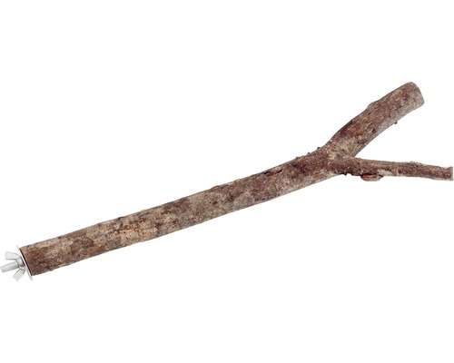 Sitzstange aus Holz für Vögel mit Befestigung