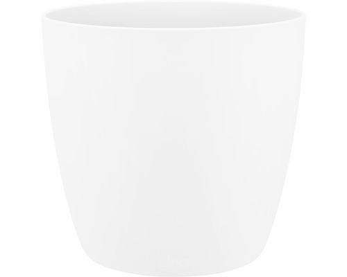 Pflanztopf Elho Brussels Kunststoff glatt Ø 7 cm H 6 cm weiß Blumentopf aus Kunststoff