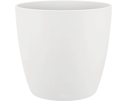 Übertopf elho Brussels KunststoffØ 9,5 cm weiß Kunststoff Blumentopf
