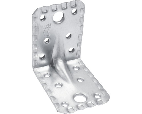 Winkelverbinder aus Metall mit Löchern