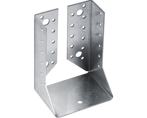 Trägerverbinder aus Metall mit Befestigungslöchern