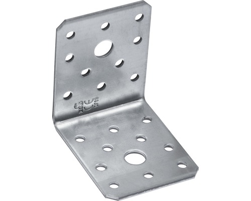 Winkelverbinder aus Metall mit Löchern