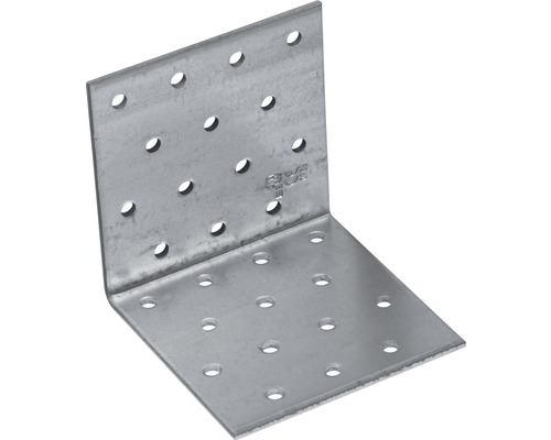 Winkelverbinder aus Metall mit Bohrlöchern