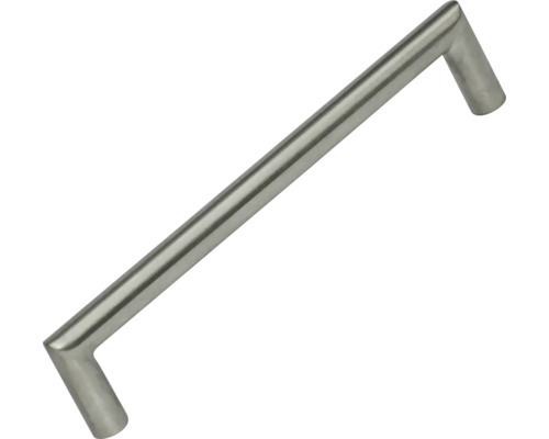 Möbelgriff Gehrungsgriff Edelstahl gebürstet Lochabstand 160 mm LxBxH 171/12/36 mm Stangengriff aus Metall