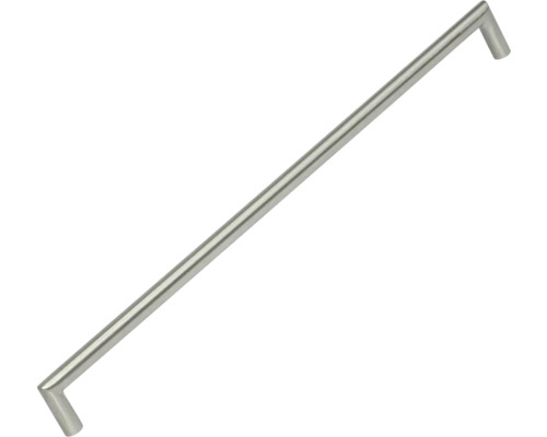 Möbelgriff Gehrungsgriff Edelstahl gebürstet Lochabstand 352 mm LxBxH 362/12/36 mm Metallhandtuchhalter