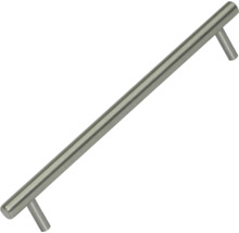 Stangengriff Edelstahl gebürstet Lochabstand 192 mm LxBxH 232/12/35 mm