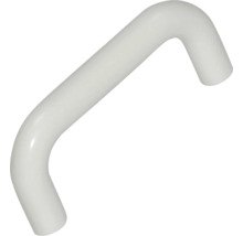 Möbelgriff D-Bügelgriff Kunststoff weiß Lochabstand 64 mm LxBxH 64/10/30 mm