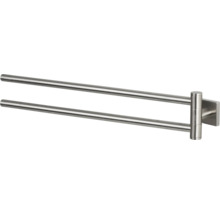 Doppelter Handtuchhalter aus Metall zur Wandmontage