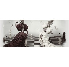 Glasbild Chessplayers 30x80 cm GLA2007-thumb-0