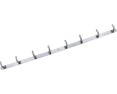 Garderobenleiste aus Metall mit sieben Haken