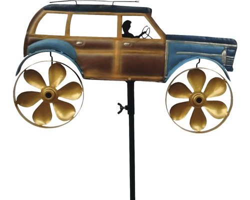 Windspiel Auto mit Propellerrädern