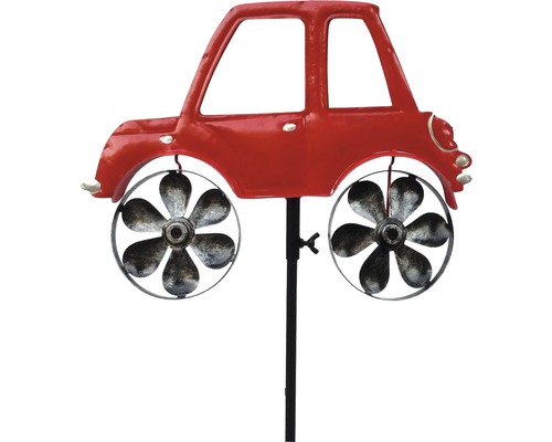 Windrad Auto aus Metall für den Garten