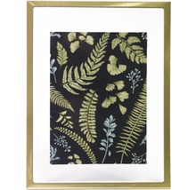 Gerahmtes botanisches Wandbild mit Farnmotiv