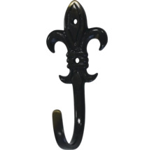 Kleiderhaken aus Metall im Lilien Design