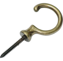 Kleiderhaken aus Metall mit Schraube zur Wandmontage