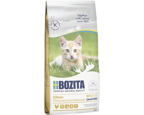 Bozita Katzentrockenfutter für Kätzchen mit Hühnchen, 2 kg