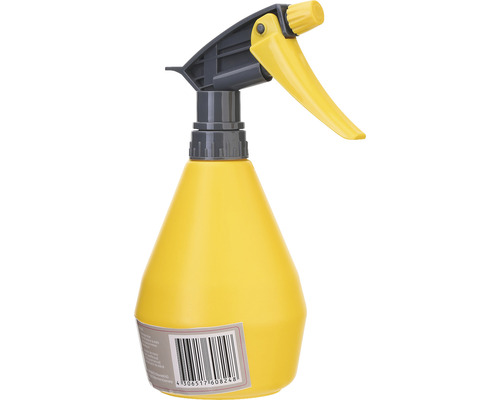 Gelbe Sprühflasche für den Garten