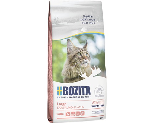 Bozita Katzennahrung, Sorte Large Lachs, 2 Kilogramm