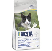 Bozita Outdoor & Active Katzenfutter mit Elch in 400 Gramm Packung