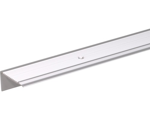 Treppenprofil Alu silber eloxiert 20x17,5x1 mm, 2 m Treppenprofil Alu silber eloxiert 20x17,5x1 mm, 2 m
