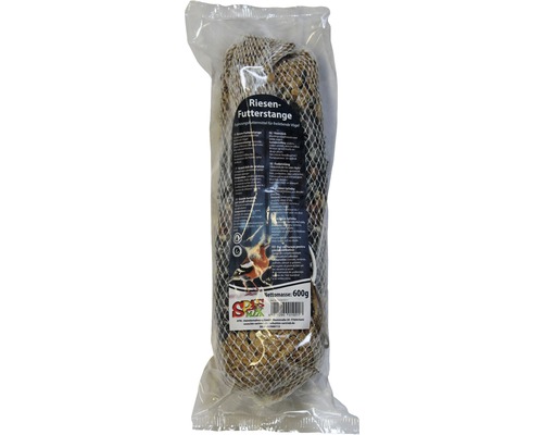 Wintervogelfutter Winterspass Maxi Futterstange 600 g Riesen Futterstange für Wildvögel in Verpackung