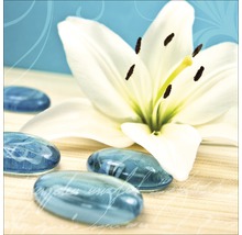 Glasbild Blue Passion II 30x30 cm GLA317