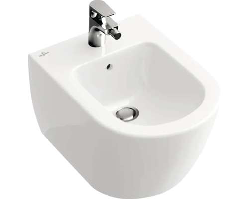 Villeroy & Boch Wandbidet Subway 2.0 54000R1 weiß mit Beschichtung Wandbidet mit Armatur