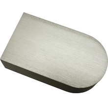 Endstück Round für Luxor stahl-gebürstet 35 x 14 mm 2 Stk.