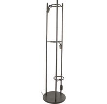 Stehlampe mit drei Lampen und Metallrahmen