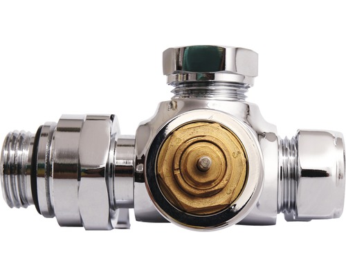 Eckventil mit Regulierventil für Heizkörper