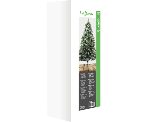 Verpackung eines Laflora-Weihnachtsbaums