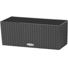 Blumenkasten Lechuza Balconera Cottage Kunststoff 50x19x19 cm granit inkl. Erdbewässerungssystem und Wasserstandsanzeiger