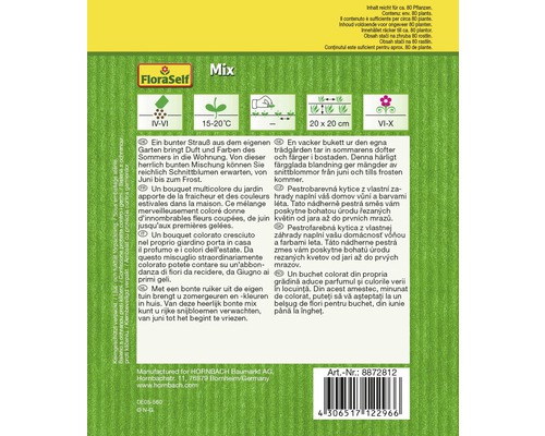 FloraSelf Mix flower seed packet