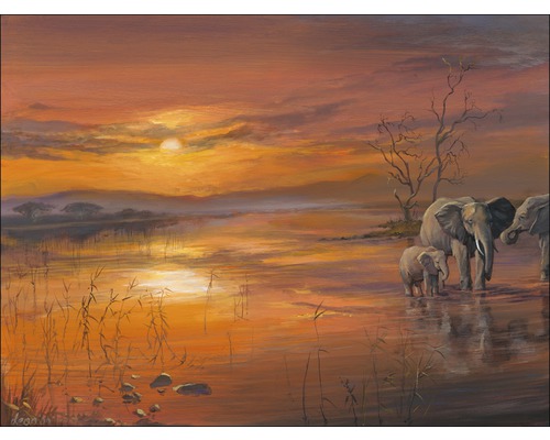 Leinwandbild African Scenery III 77x57 cm