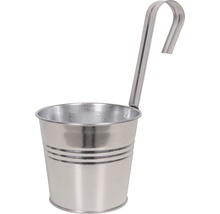 Eimer aus Metall mit Hängevorrichtung