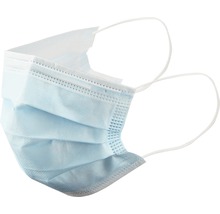 Mund- u. Nasenmaske Gesichtsmaske blau 3-lagig, 25 Stück