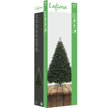 Verpackung eines Lafiora Weihnachtsbaums für den Innenbereich mit einer Höhe von 185 Zentimetern