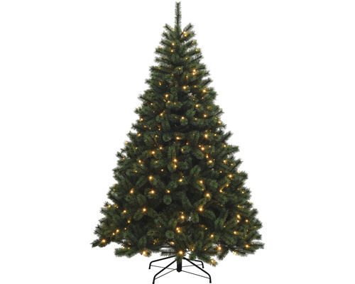 künstlicher Weihnachtsbaum Tannenbaum Lafiora Chamonix beleuchtet H 215 cm grün inkl. 300 LEDs