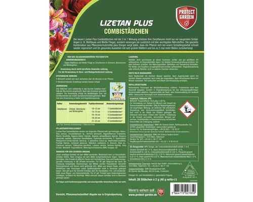Lizetan Plus Combistäbchen Packung
