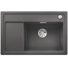 Spüle Blanco ZENAR XL 6 S Compact 780 x 510 mm felsgrau 523775 Becken rechts