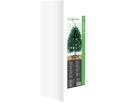 Verpackung eines künstlichen Laflora-Weihnachtsbaums