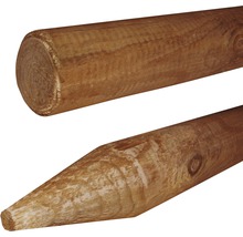 Holzpfahl gespitzt gefast 5 x 150 cm kesseldruckimprägniert braun-thumb-0