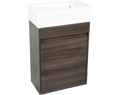 Waschbeckenunterschrank mit einer Tür und einem Waschbecken