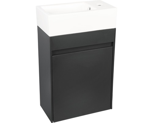 Waschtisch mit Unterschrank und einer Tür