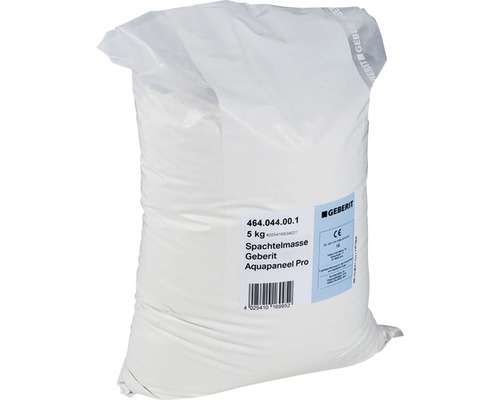 GIS Spachtelmasse für Aquapaneel 5 kg 464.044.00.1 Sack Spachtelmasse Geberit Aquapanel Pro, 5 Kilogramm