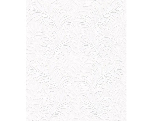 Vliestapete 9458 Patent 3D Euro Floral weiß Weiße Tapete mit floralem Muster