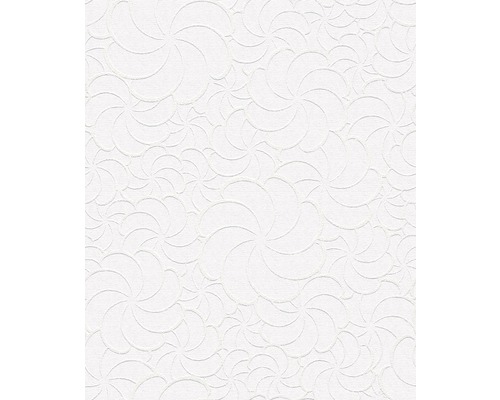 Vliestapete 9460 Patent 3D Euro Floral weiß Weiße Tapete mit Blumenmuster