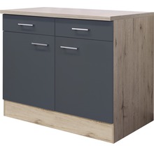 Küchenunterschrank mit zwei Schubladen und zwei Türen